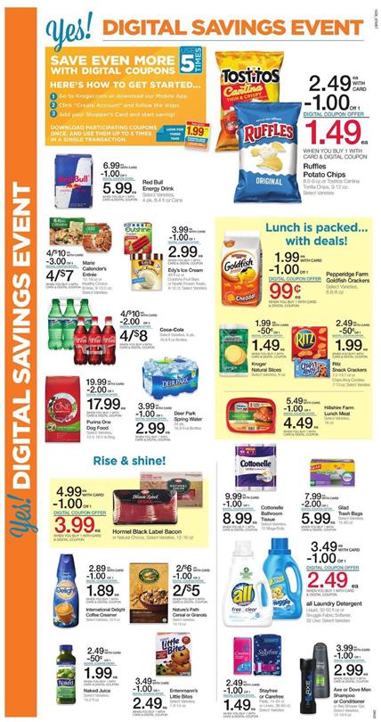 Kroger Weekly Ad Digital Saving Event October 2016