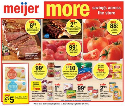 Meijer Weekly Ad September 11 - 17 2016 1 Meijer Weekly Ad September 11 - 17 2016