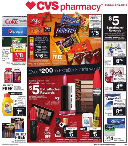 CVS Weekly Ad Oct 9 - 15 2016