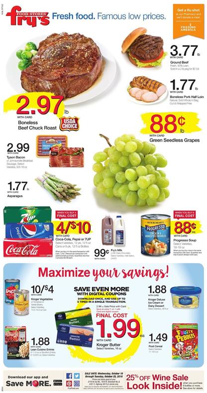 Fry's Ad Oct 19 - 25 2016