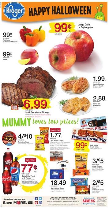 Kroger Weekly Ad Oct 26 - Nov 1 2016