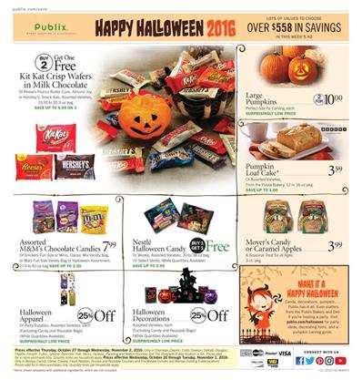 Publix Ad B1G1 Free Oct 26 - Nov 1 2016