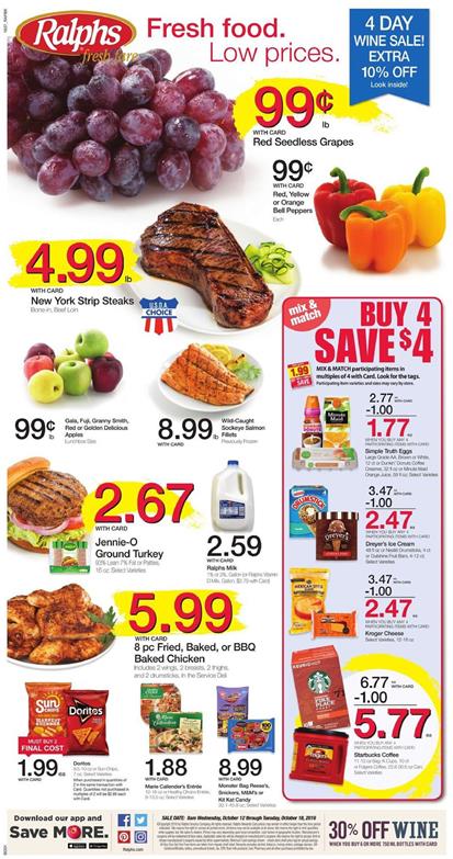Ralphs Weekly Ad Oct 12 - 18 2016