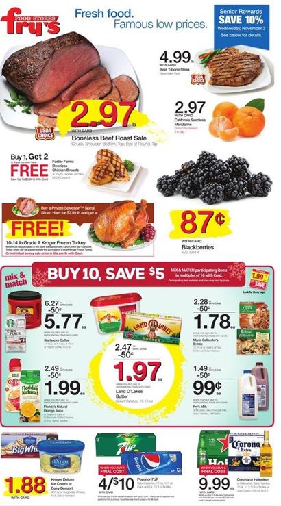 Fry's Weekly Ad Nov 2 - 8 2016