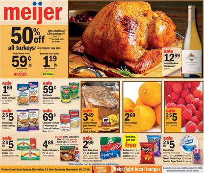 Meijer Weekly Ad Nov 13 - 19 2016 1 Meijer Weekly Ad Nov 13 - 19 2016