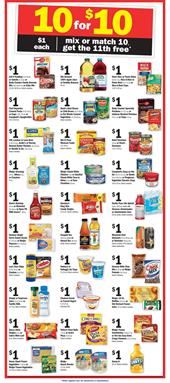Meijer Weekly Ad 10 for 10 Sale Jan 15 - 21 2017