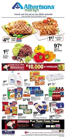 Albertsons Weekly Ad Deals Mar 15 - 21 2017