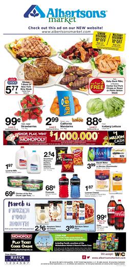 Albertsons Weekly Ad Fresh Produce Mar 1 - 7 2017