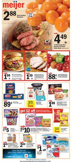 Bogo Deals Meijer Weekly Ad Mar 5 - 11 2017