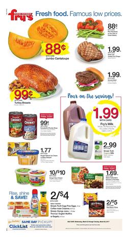 Fry's Weekly Ad Deals Mar 22 - 28 2017
