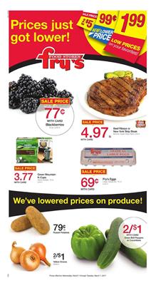 Fry's Weekly Ad Fresh Deals Mar 1 - 7 2017