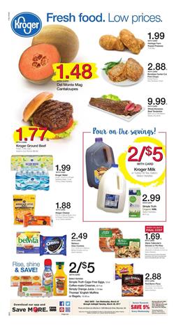 Kroger Weekly Ad Deals Mar 22 - 28 2017