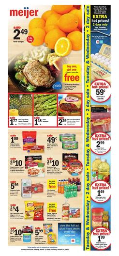Meijer Weekly Ad Deals Mar 19 - 25 2017