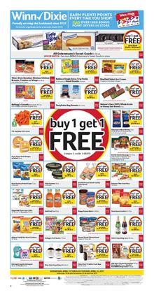 Bogo Free Items Winn Dixie Ad Apr 19 - 25 2017