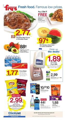 Fry's Ad Deals April 19 - 25 2017