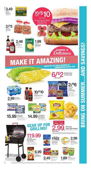 Kroger Weekly Ad Deals April 26 - May 2 2017