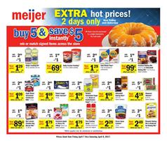 Meijer Ad 2 Day Sale Apr 7 - 8 2017