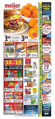 Meijer Weekly Ad Deals April 16 - 22 2017