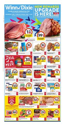 Winn Dixie Weekly Ad Grocery April 5 - 11 2017