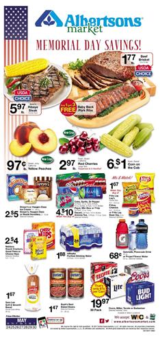 Memorial Day Albertsons Ad May 24 - 30 2017