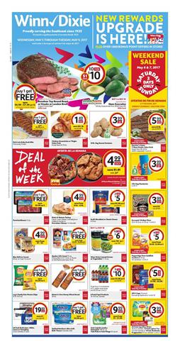 Winn Dixie Weekly Ad Plenti Points May 3 - 9 2017