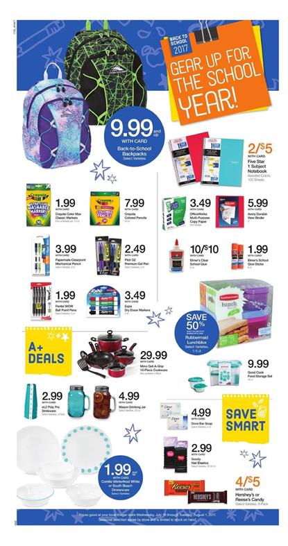 Back To School Sale July 2017 1 Back To School Sale July 2017 Kroger