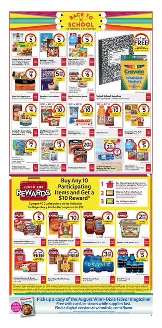Back To School Sale July 2017 3 Back To School Sale July 2017 Winn Dixie