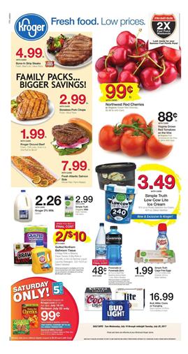 Kroger Weekly Ad Deals July 19 - 25 2017