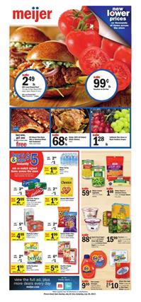 Meijer Weekly Ad Deals July 23 - 29 2017