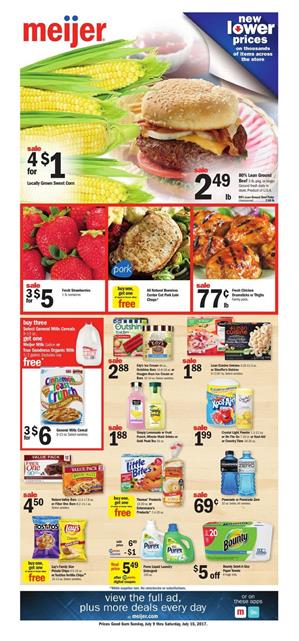 Meijer Weekly Ad Deals July 9 - 15 2017