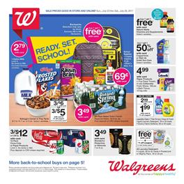 Walgreens Weekly Ad Deals July 23 - 29 2017