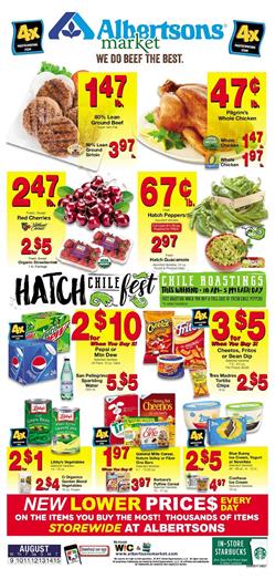 Albertsons Weekly Ad Food August 9 - 15 2017