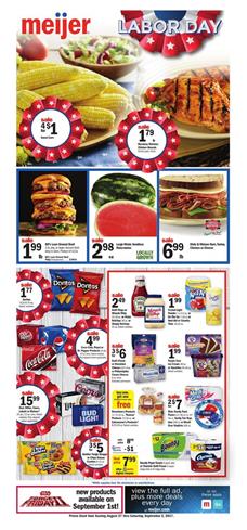 Meijer Weekly Ad Deals Aug 27 - Sep 2 2017