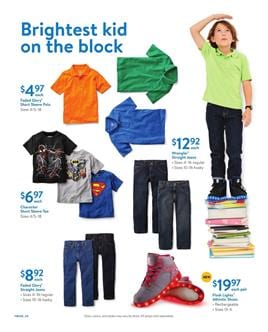 Walmart Ad Apparels Jul 28 - Aug 12 2017