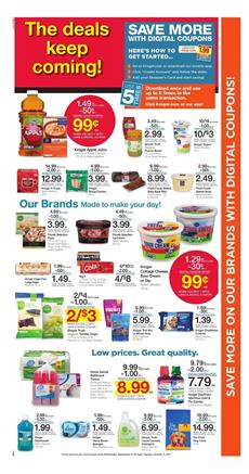 Kroger Ad Digital Coupons Sep 27 - Oct 3 2017