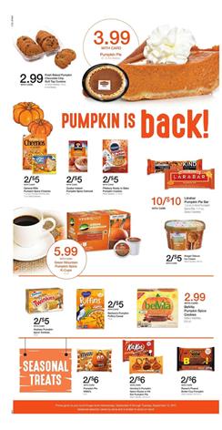 Kroger Ad Pumpkin Deals Sep 6 - 12 2017