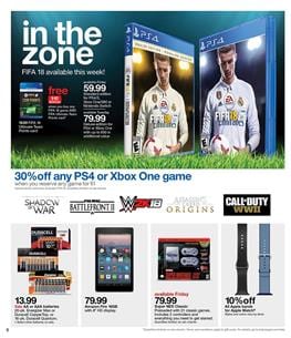 Target Weekly Ad Gaming Sep 24 - 30 2017