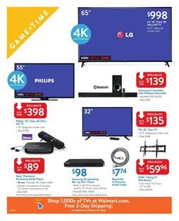 Walmart Ad Electronics Sep 1 - 16 2017