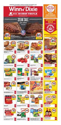 Winn Dixie Weekly Ad Deals Sep 13 - 19 2017
