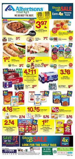 Albertsons Weekly Ad Deals October 4 - 10 2017