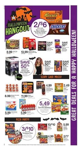 Kroger Weekly Ad Halloween Candies October 25 - 31, 2017