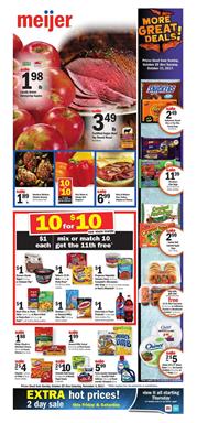 Meijer Weekly Ad Halloween Oct 29 - Nov 4, 2017