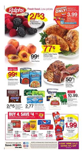 Ralphs Weekly Ad Deals October 18 - 24 2017