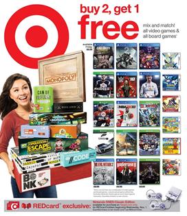 Target Ad Entertainment Deals Oct 29 - Nov 4, 2017
