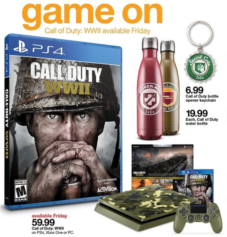 Target Ad Entertainment Deals Oct 29 - Nov 4, 2017 2 Target COD WWII Oct 29 - Nov 4, 2017