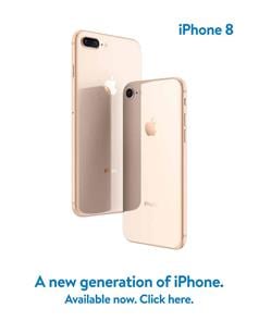 Walmart Ad iPhone 8 October 2017