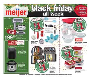Meijer Ad Black Friday Weeklong Kitchen 2017