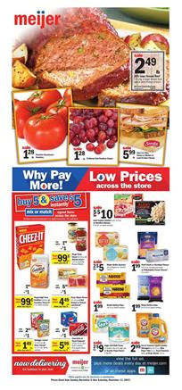 Meijer Weekly Ad Grocery November 5 - 11, 2017