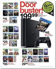 Target Ad Black Friday Game Sale Nov 23-25, 2017