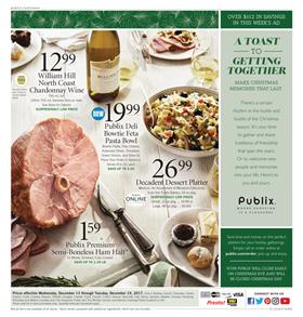 Publix Weekly Ad Deals 13 - 19 December 2017